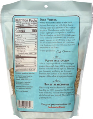 Bobs Red Mill Popcorn White Whole Gluten Free - 30 Oz - Image 5