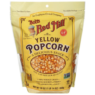 Bobs Red Mill Popcorn Yellow Whole Gluten Free - 30 Oz - Image 2