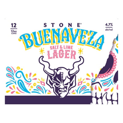 Stone Buenaveza Salt & Lime Lager Cans - 12-12 Oz - Image 3