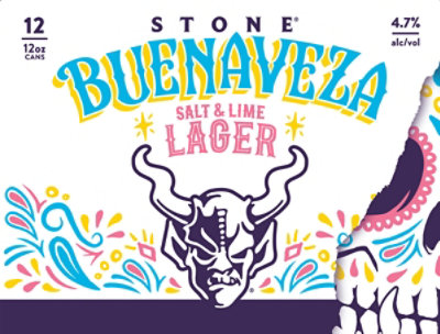 Stone Buenaveza Salt & Lime Lager Cans - 12-12 Oz - Image 2