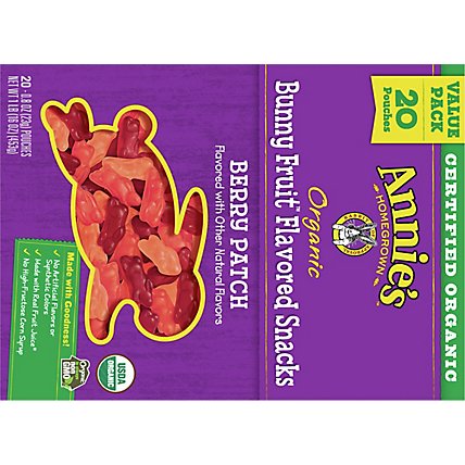 Annies Fruit Snacks Organic Bunny Berry Patch - 20-0.8 Oz - Image 6