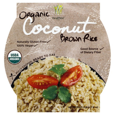 Healthee Brown Rice Organic Coconut - 7.6 Oz - Image 1