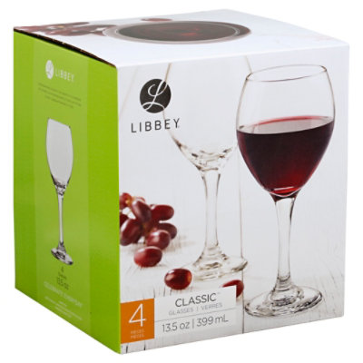 Libbey Clssc Red Wine Glass - 4 Count - Image 1