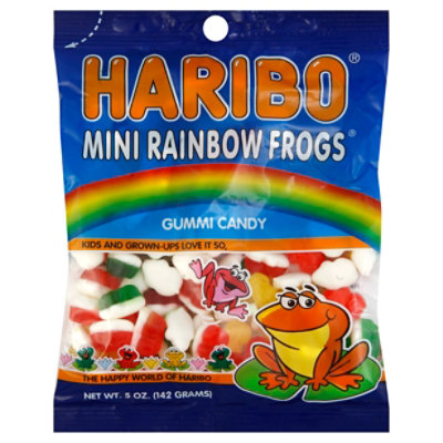 HARIBO Gummi Candy Mini Rainbow Frogs - 5 Oz - Randalls