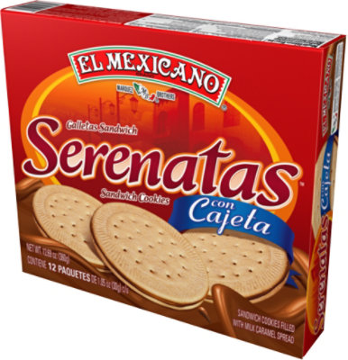 El Mexicano Serenatas Sandwich Cookies Con Cajeta - 12.69 Oz - Image 1