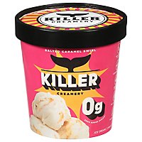 Killer Creamery Keto Frozen Dessert Salted Caramel 1 Pint - 473 Ml - Image 3