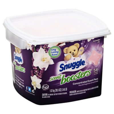 Snuggle Scent Booster Scent Pacs Concentrated Lavender Joy 56 Count - 39.5 Oz
