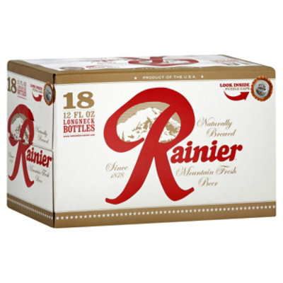 Rainier Beer In Bottles - 18-12 Fl. Oz. - Image 1
