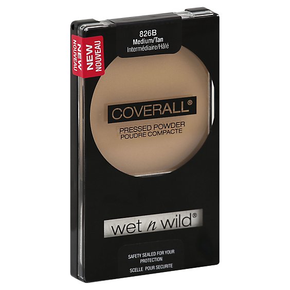 Wet N Wild Coverall Press Powder Tan Medium - 0.26 Oz