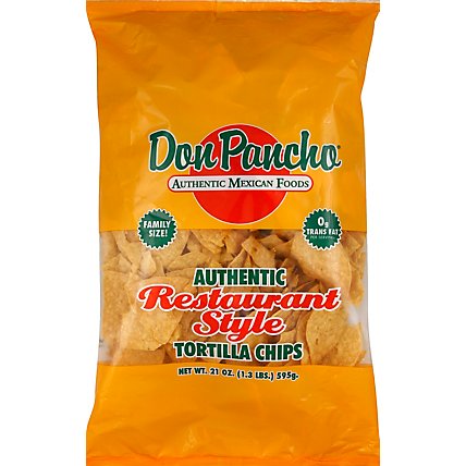 Don Pancho Tortilla Chips Restaurant Style - 21 Oz - Image 2