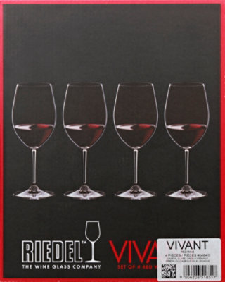Riedel Vivant Red Wine Glasses - 4 Count - Image 2