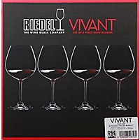 Riedel Vivant Pinot Noir Wine Glasses - 4 Count - Image 2