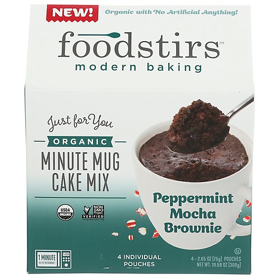 Foodstirs Mug Cake Mix Pprmnt Mcha - 10.6 Oz