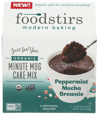 Foodstirs Mug Cake Mix Pprmnt Mcha - 10.6 Oz