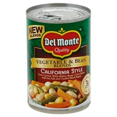 Del Monte Vegetable & Bean Blends California Style 14.5 Oz JewelOsco