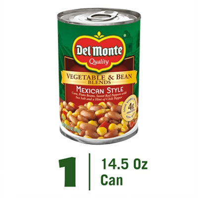 Del Monte Vegetable & Bean Blends Mexican Style - 14.5 Oz - Image 1