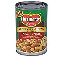 Del Monte Vegetable & Bean Blends Mexican Style - 14.5 Oz