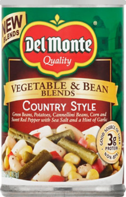 Del Monte Vegetable & Bean Blends Country Style - 14.5 Oz - Image 2