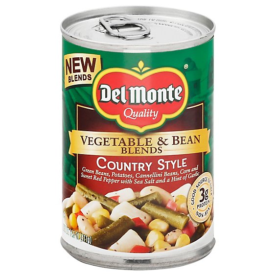 Del Monte Vegetable & Bean Blends Country Style - 14.5 Oz