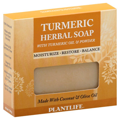 Plantlife Soap Turmeric - 4 Oz - Image 1