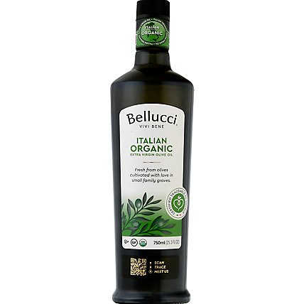 Bellucci Olive Oil Extra Virgin 100% Italian Organic - 750 Ml - Image 2