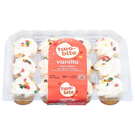 Tb Fall Vanilla Cupcakes 12 Pk - 10 Oz
