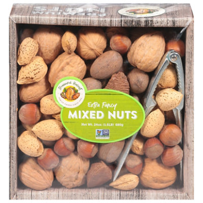 Treas Hrv Mix Nut In Shell Gift Bskt - 24 Oz - Image 3