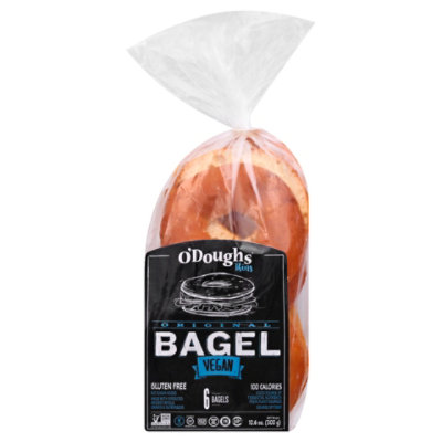 O Doughs Bagel Thins Gluten Free Original 6 Count - 10.6 Oz - Image 3