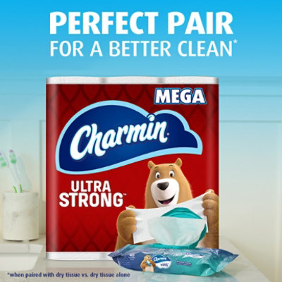 Charmin Flushable Wipes 4 Packs - 160 Count - Image 4