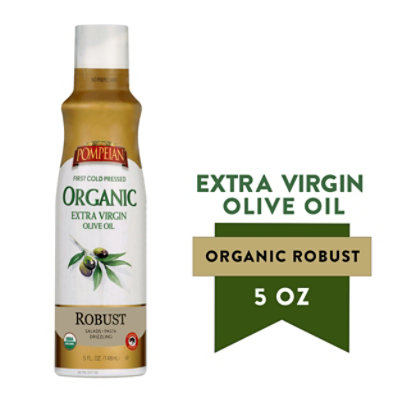 Pompeian Organic Robust Extra Virgin Olive Oil Cooking Spray - 5 Fl. Oz. - Image 1