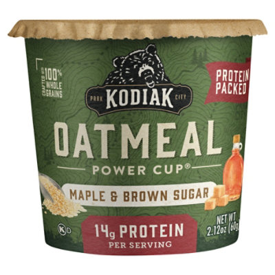 Kodiak Maple Brown Sugar Oatmeal Power Cup - 2.12 Oz