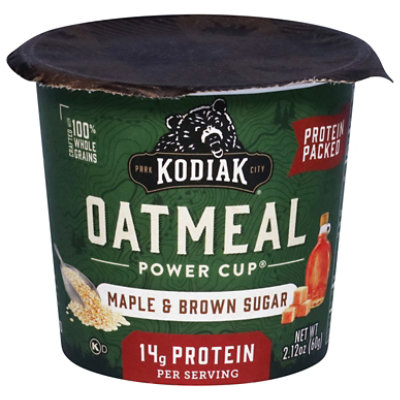 Kodiak Oatmeal Cup Mpl Brn Sug - 2.12 Oz
