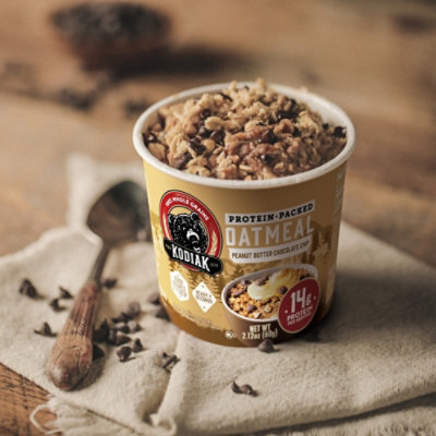 Kodiak Peanut Butter Chocolate Chip Oatmeal Power Cup - 2.12 Oz - Image 6