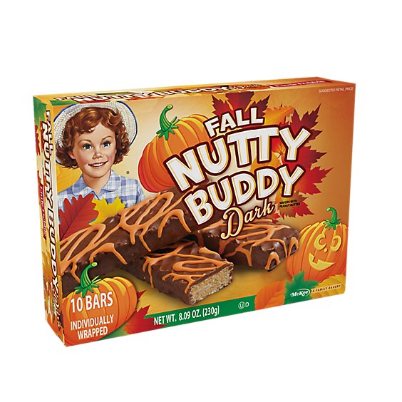 Little Debbie Family Pack Fall Nutty Buddy Dark - 8.09 Oz