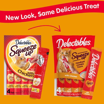 Delectables Squeeze Up Cat Treats With Chicken - 2 Oz - Image 3