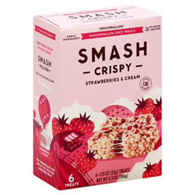 Smashmellow Strawberry Cream - 6 Count