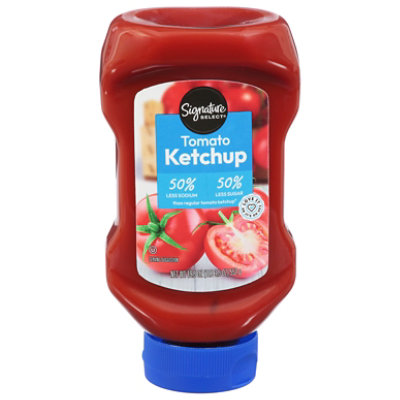 Signature SELECT Ketchup Tomato 50% Less Sodium 50% Less Sugar - 19.5 Oz - Image 4