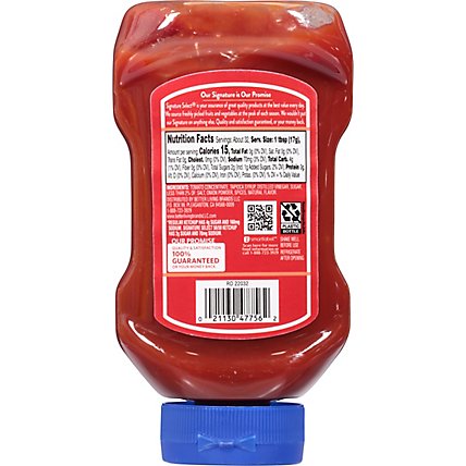 Signature SELECT Ketchup Tomato 50% Less Sodium 50% Less Sugar - 19.5 Oz - Image 6