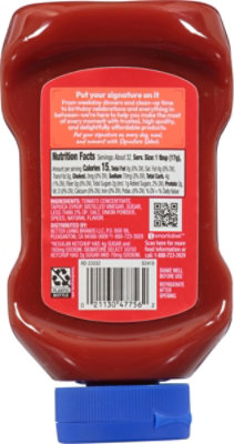 Signature SELECT Ketchup Tomato 50% Less Sodium 50% Less Sugar - 19.5 Oz - Image 5