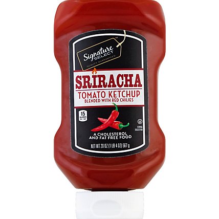 Signature SELECT Ketchup Tomato Sriracha - 20 Oz - Image 2