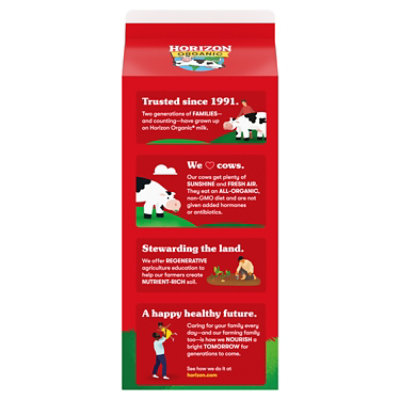 Horizon Organic Whole Grassfed Milk Carton - 59 Fl. Oz. - Image 2