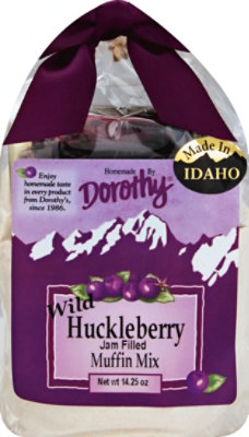 Dorothys Huckleberry Jam Filled Muffin Mix - 12 Oz - Image 2