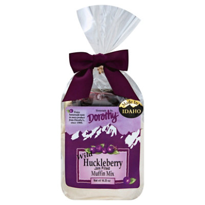 Dorothys Huckleberry Jam Filled Muffin Mix - 12 Oz - Image 1