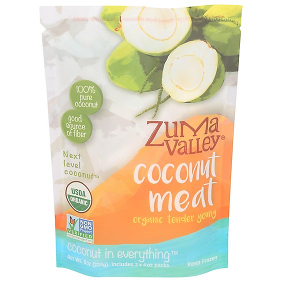 Zuma Vall Coconut Meat Organic Rtal - 8 Oz