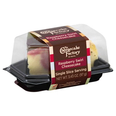 The Cheesecake Factory Raspberry Swirl Cheesecake Slice - 3.43Oz - Image 1