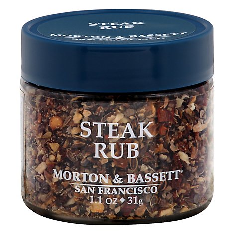 Morton & Seasoning Steak Rub - 1.1 Oz