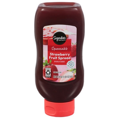 Signature SELECT Jelly Strawberry Squeezeable - 20 Oz