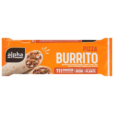 Alpha Foods Burrito Plant Based Pizza - 5 Oz - Image 2