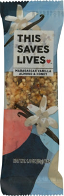 This Bar Saves Lives Protein Bar Madagascar Vanilla Almond & Honey - 1.4 Oz - Image 2