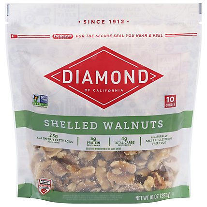 Diamond of California Walnuts Shelled - 10 Oz - Image 2